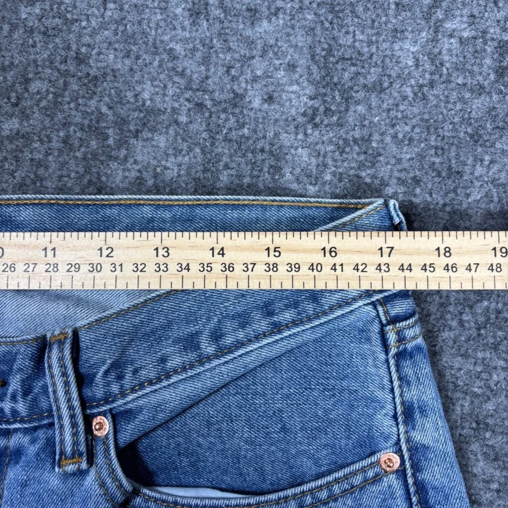 Levis 505 Regular Fit Straight Leg Jeans Blue Denim 34x32 NWT